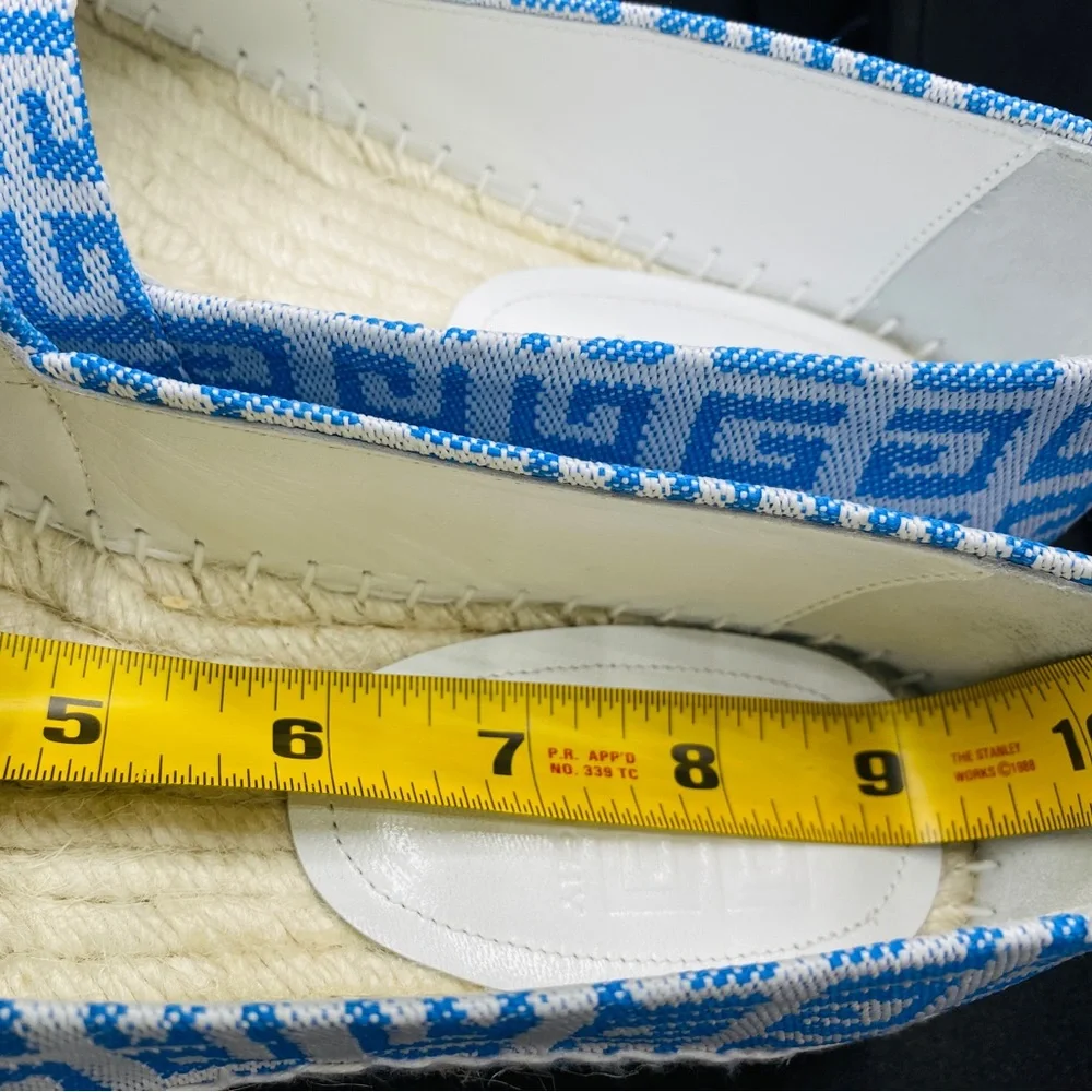 Authentic Women’s Monogram Jacquard Loafer Espadrilles SIZE 7 NWB - Picture 6 of 7